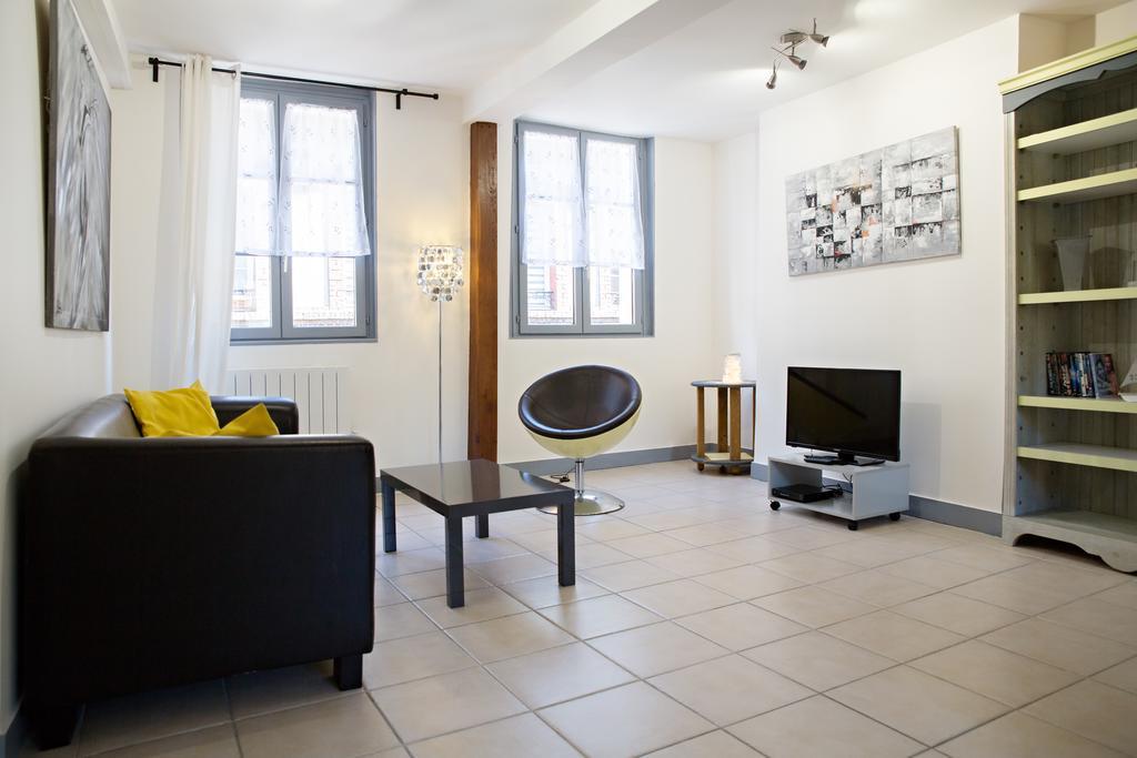 Appartement Moderne Honfleur Chambre photo